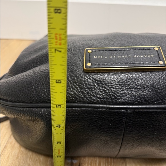 Marc by Marc Jacobs Too Hot Black Pebbled Leather Satchel Crossbody Bag - Picture 11 of 15